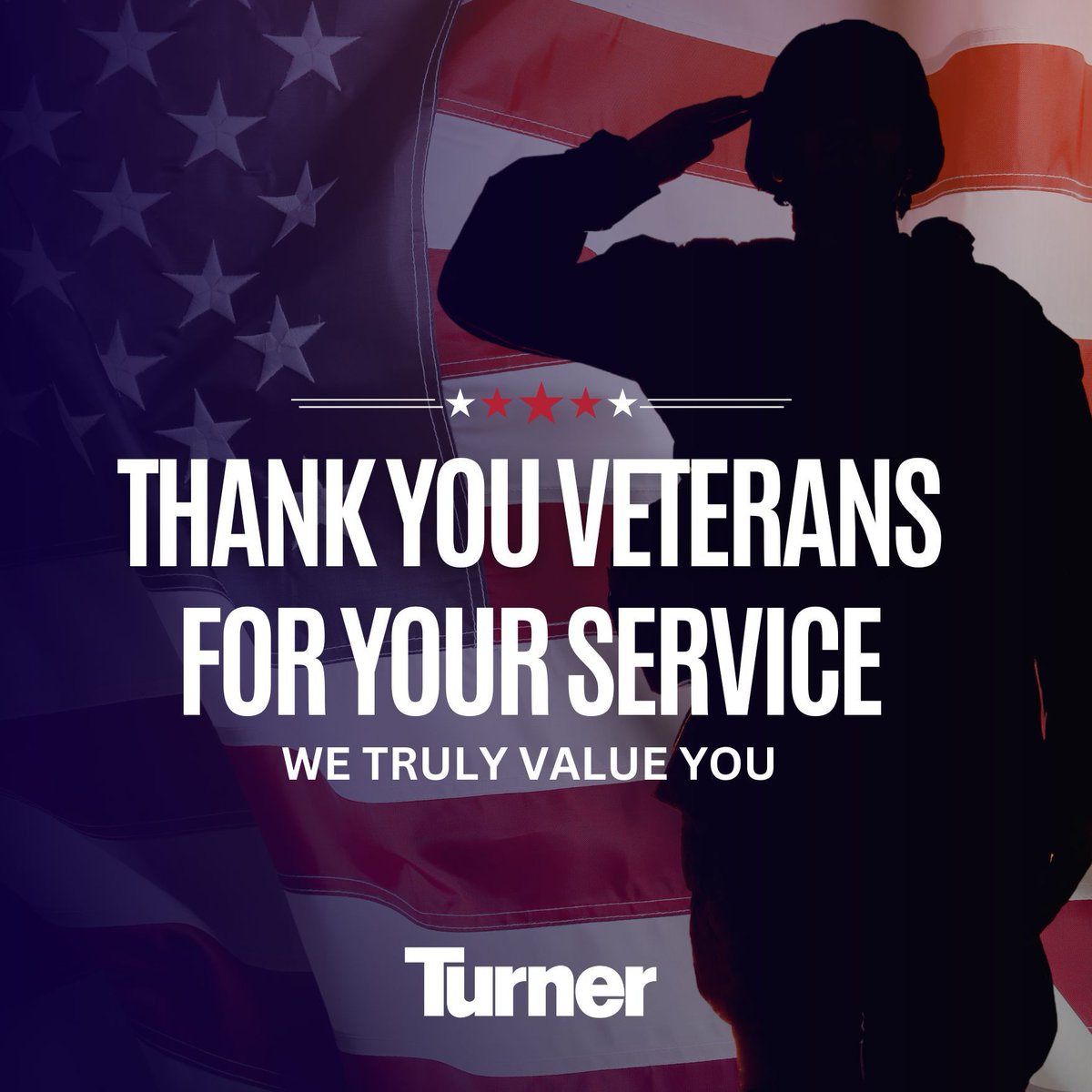 Today, we at Turner Mid-Atlantic pause to express our heartfelt gratitude to all veterans for their unwavering service and sacrifice. Your bravery and dedication have paved the way for our freedoms and the future of our nation.

Thank you for your commitment. #TurnerMidAtlantic
