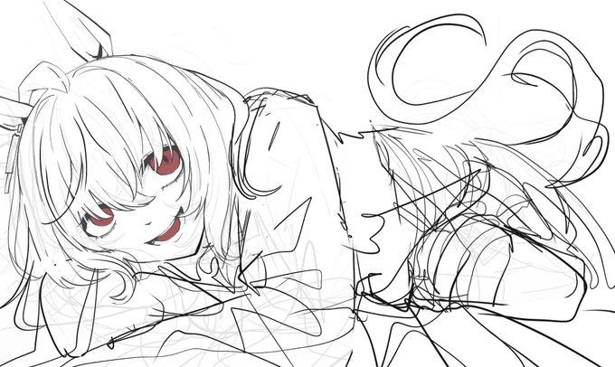 プレマ用のアグネスタキオン描いてます 