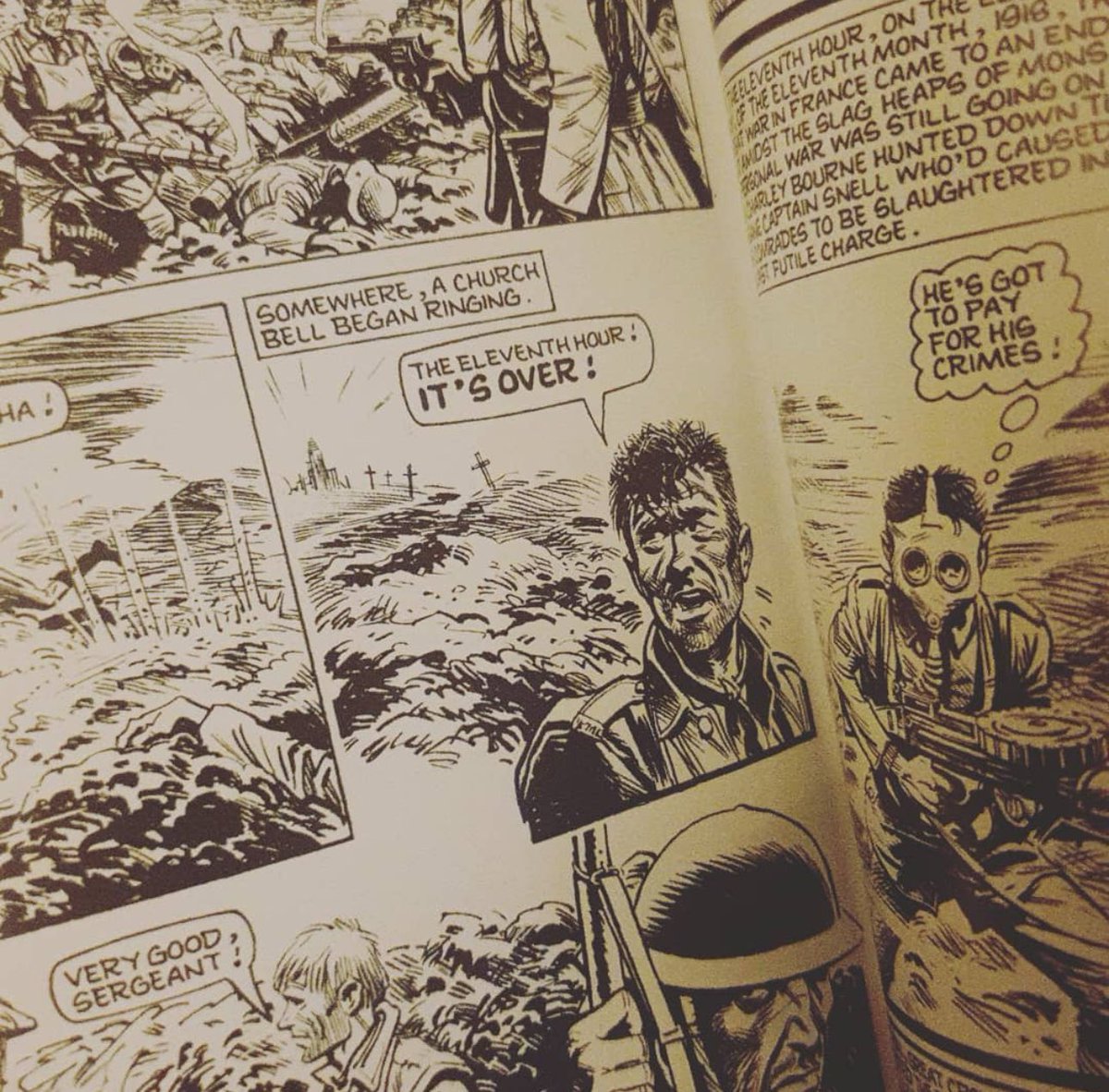 according2mcgee's tweet photo. @PatMillsComics, you played a huge part in inculcating an intelligent understanding of the waste and the sorrow amidst the endurance.
Thank you.
I’ll raise a wee dram tonight if you will.

#RemembranceDay2024
#CharleysWar https://t.co/70SUgHpdhn