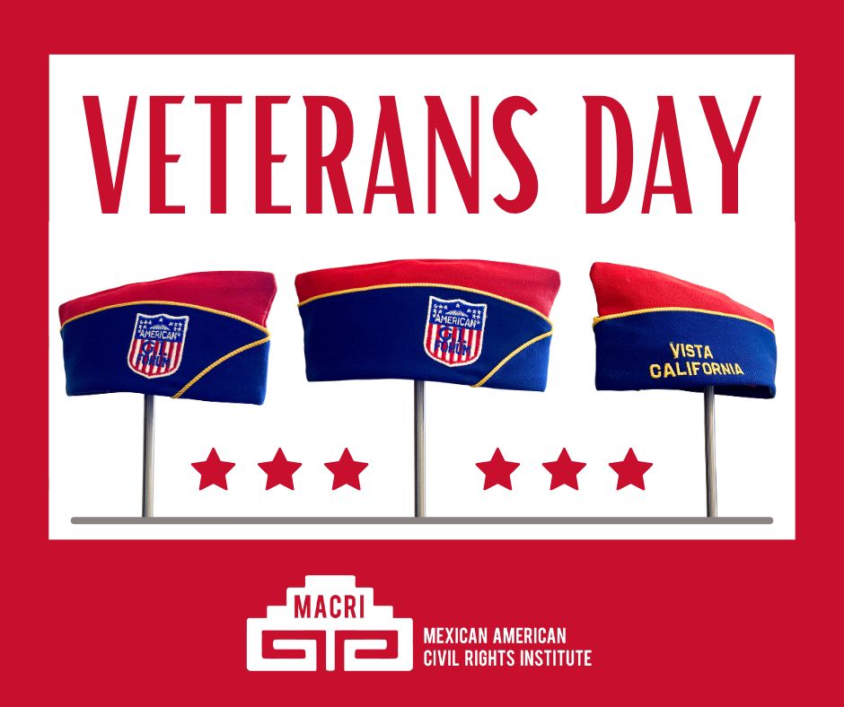 SomosMACRI's tweet photo. Happy Veterans Day! From the Revolutionary War to modern times, Latino service members have been central to the defense of our nation. Veterans, like American GI Forum members, have also been at the forefront of advocating for civil rights. We are grateful to all who have served. https://t.co/Aqzu6kQVgh