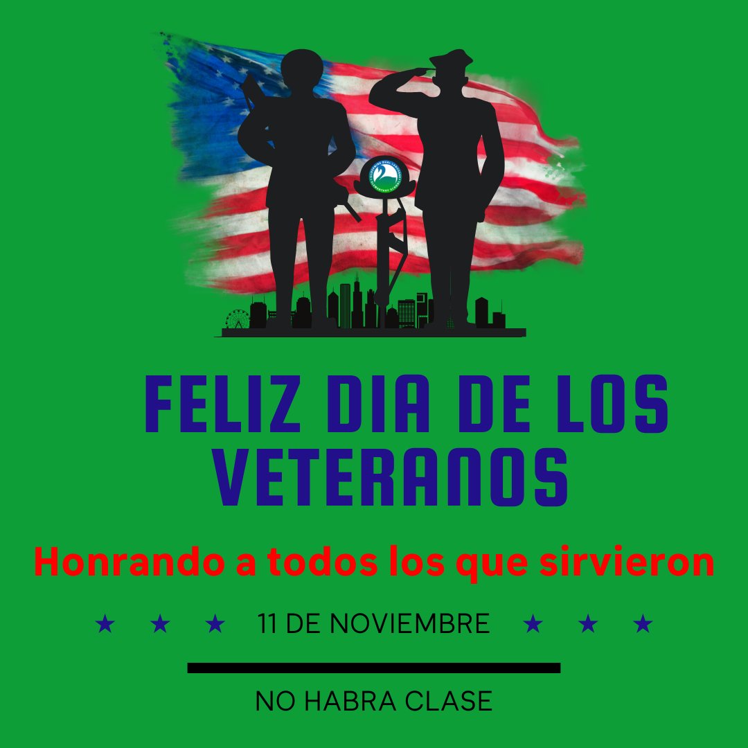 Veterans' - Thank you for all you have done! 
Veteranos - ¡Gracias por todo lo que han hecho!