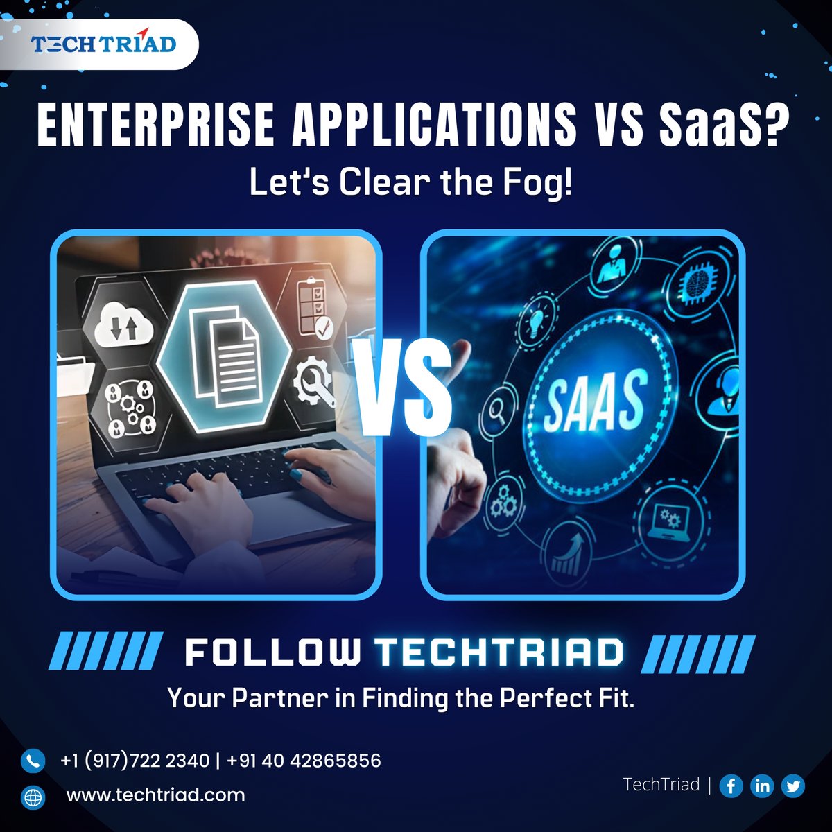 InfoTechtriad's tweet photo. 💼 Enterprise applications offer customization and control, perfect for complex needs, while ☁️ SaaS provides flexibility and scalability with lower upfront costs.

Visit the website: https://t.co/Fd0sZls2DN

#Enterprise #Agile #ProjectManagement #ITservices #BestITservices https://t.co/yemA2wzfrU