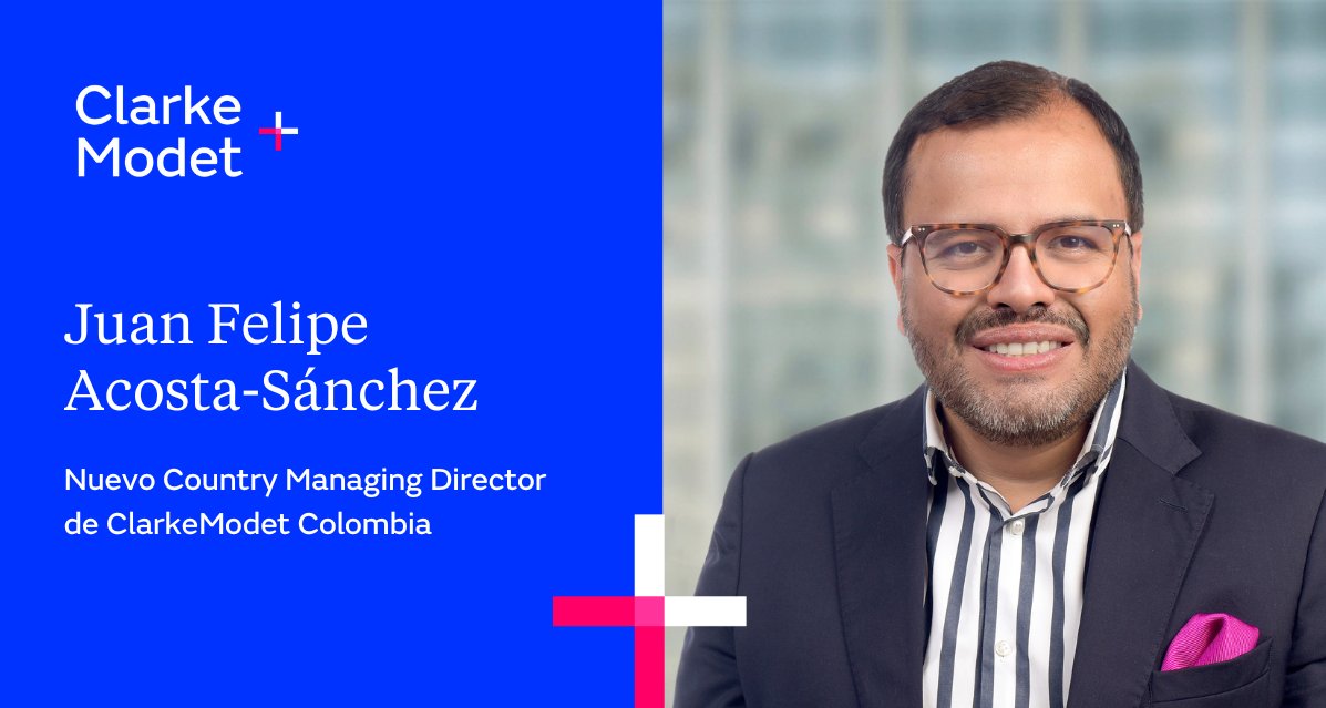 ClarkeModet (@clarkemodet) on Twitter photo Juan Felipe Acosta-Sánchez, reconocido abogado experto en ligitios y estrategia de #IP, se une a nosotros como Managing Director de ClarkeModet Colombia👇
clarkemodet.com/articulos/juan…
#Equipo #Nombramiento #CEO Juan Felipe Acosta-Sánchez, reconocido abogado experto en ligitios y estrategia de #IP, se une a nosotros como Managing Director de ClarkeModet Colombia👇
clarkemodet.com/articulos/juan…
#Equipo #Nombramiento #CEO