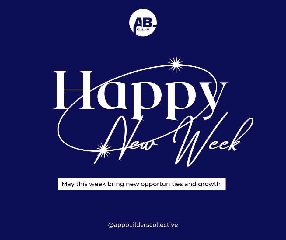 Appbidec's tweet photo. Happy new week, App Builders💻

May your code be clean, your bugs be few and your week amazing 🤗

Have a great week! https://t.co/021vUf9owQ