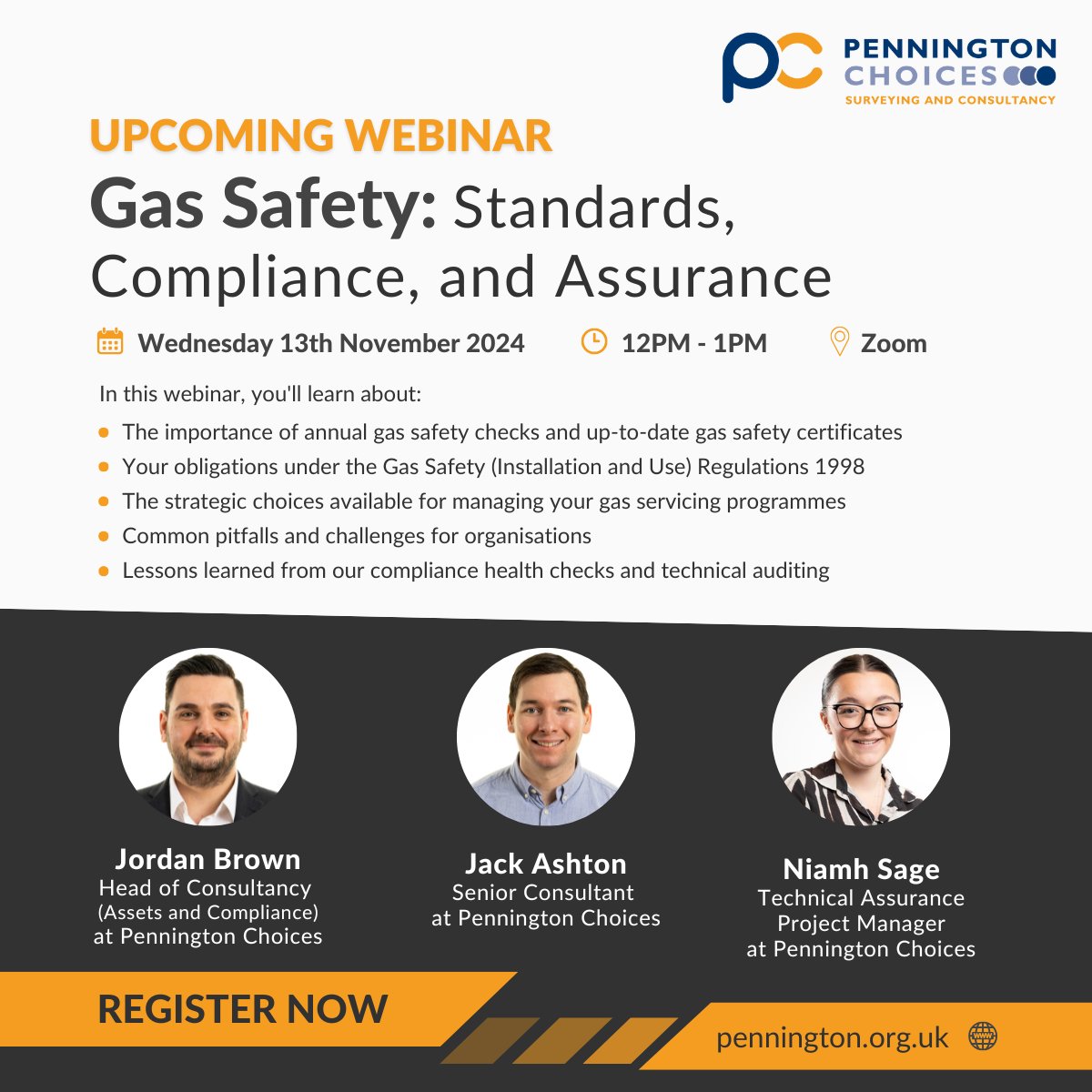 Only 2 days left to register for our FREE live webinar, #GasSafety: Standards, #Compliance, and #Assurance! Join experts on 13th November at 12pm for insights into gas safety responsibilities, annual checks, and certificates. Register now! info.pennington.org.uk/webinar/gas-sa…
#UKHousing