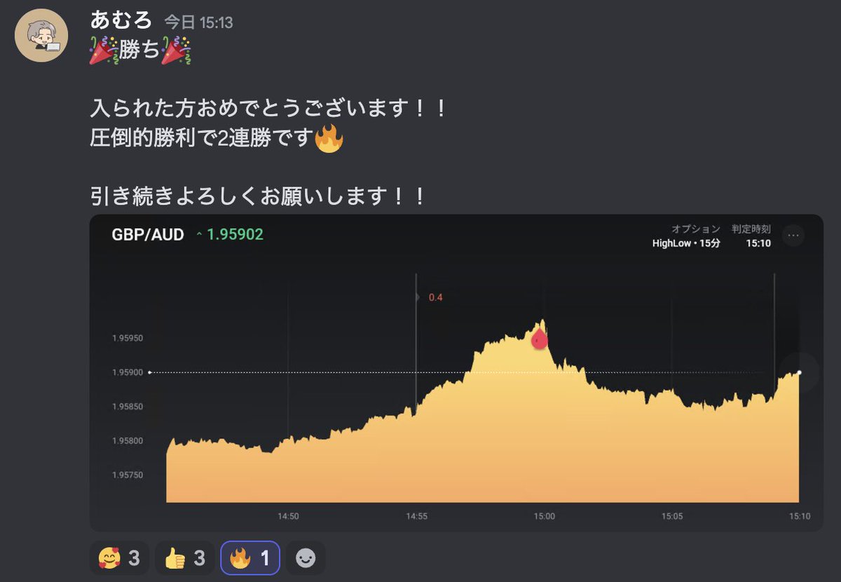 ハイロー復旧したみたいで引き続きやっていきます🔥