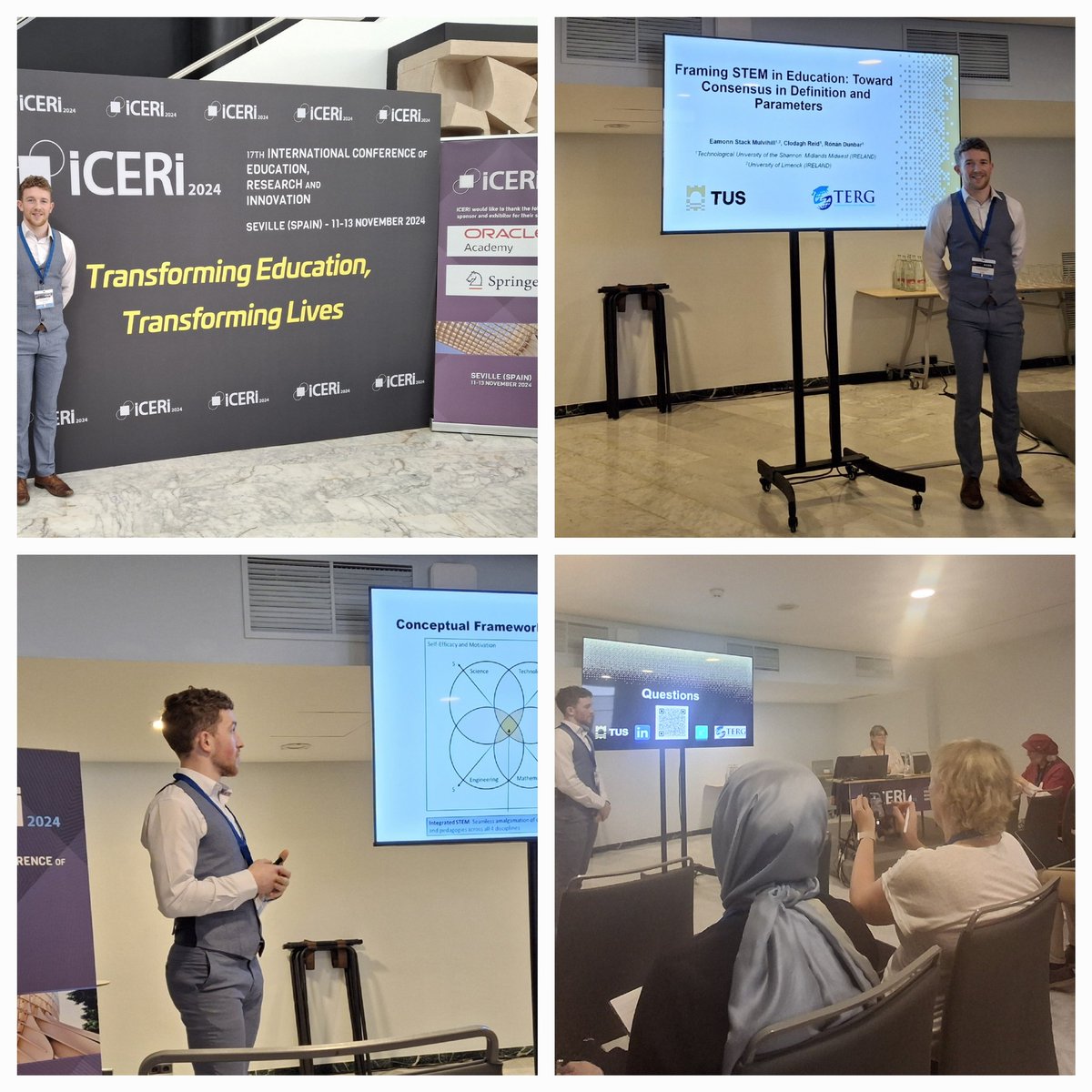 Clodagh Reid (@clodagh_reid1) on Twitter photo Congratulations to PhD candidate <a href="/EamonnSM/">Eamonn Stack Mulvihill</a> on his first conference presentation at #iceri2024 based on his PhD research at <a href="/TUS_ie/">Technological University of the Shannon</a> ! A proud supervisor moment to be present for this milestone <a href="/TERG_IE/">TERG</a> <a href="/Ronandunbar/">Rónán Dunbar</a> <a href="/Niaseery/">Niall Seery</a> <a href="/SeanGLyons/">Sean Lyons</a> Congratulations to PhD candidate <a href="/EamonnSM/">Eamonn Stack Mulvihill</a> on his first conference presentation at #iceri2024 based on his PhD research at <a href="/TUS_ie/">Technological University of the Shannon</a> ! A proud supervisor moment to be present for this milestone <a href="/TERG_IE/">TERG</a> <a href="/Ronandunbar/">Rónán Dunbar</a> <a href="/Niaseery/">Niall Seery</a> <a href="/SeanGLyons/">Sean Lyons</a>