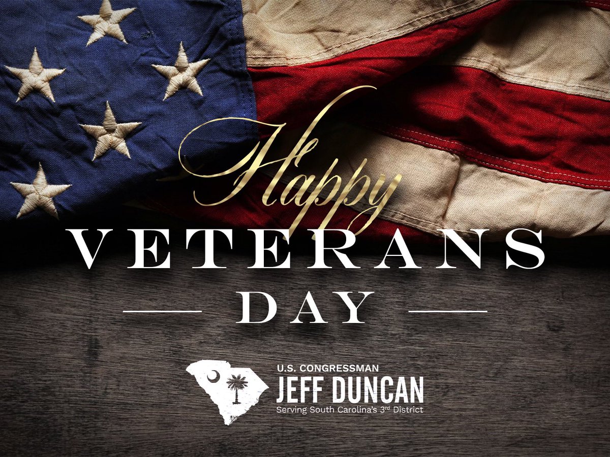 Today, we honor the commitment, dedication, and sacrifice of the brave men and women who served in the U.S. Armed Forces to defend our freedoms.