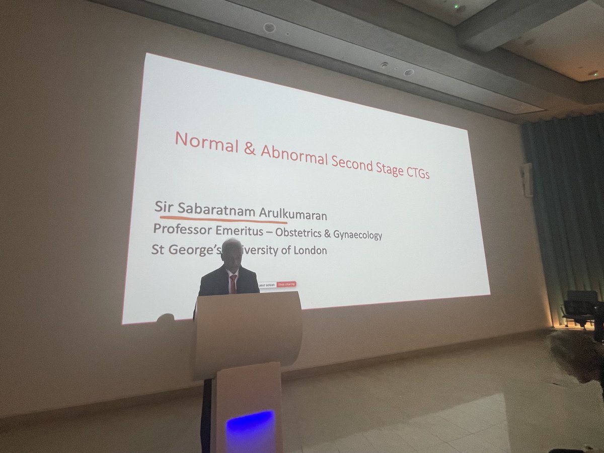 Perhaps the most important person in the UK who drove developments in our understanding of intrapartum CTG interpretiaon