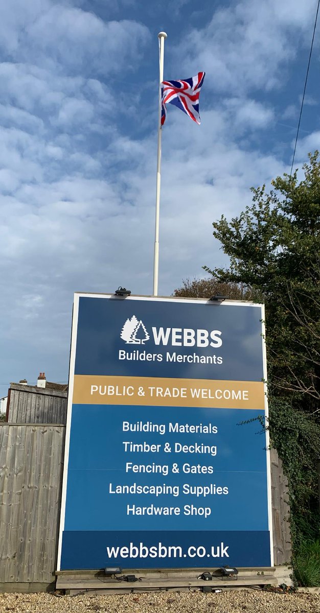 Today we fly the Union Flag at half mast in respect of those that have served, continue to serve and especially those that made the ultimate sacrifice.

We will remember them