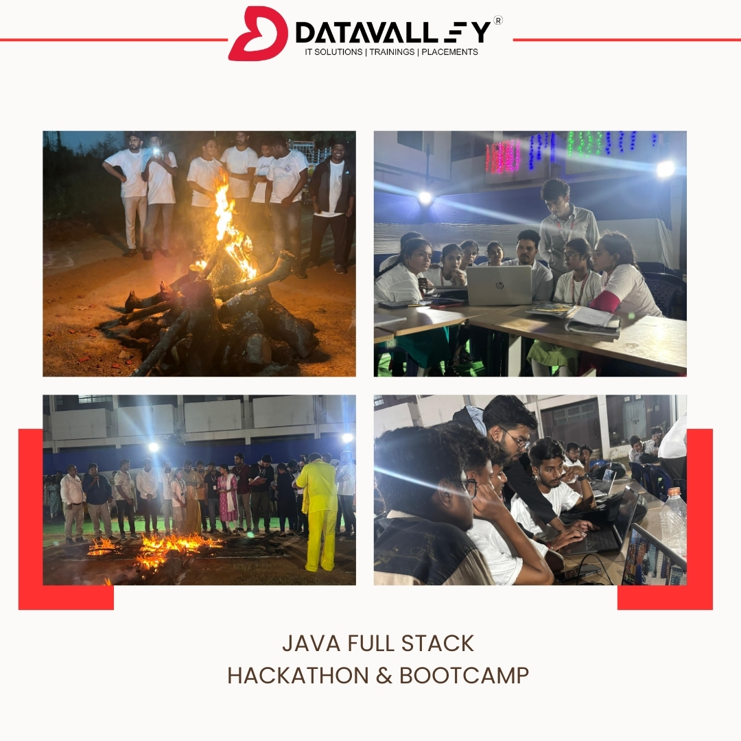 Datavalley_ai's tweet image. Success! Our Java Full Stack Hackathon & Bootcamp at Loyola Institute of Technology and Management(LITAM) was a fantastic experience filled with learning and innovation. Congratulations to all winners and participants!
#JavaBootcamp #Datavalley #hackathon #bootcamp