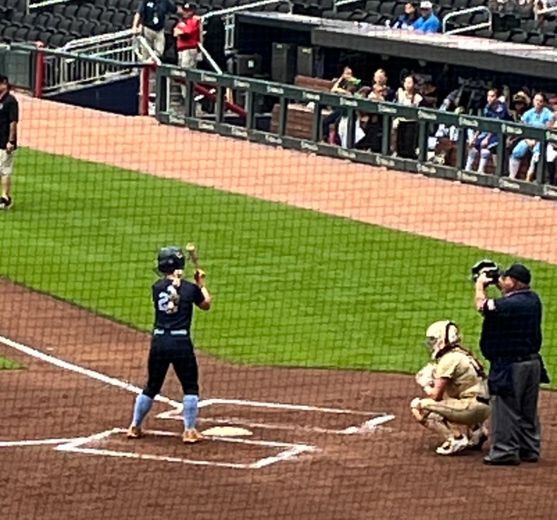 gaimpactaxe's tweet photo. Great day at Truist Park for our @gadcsoftball All State honorees. So much fun to see @kaydenh_13 @abbylawson2025 @Rachel_a75 and @SpeedyKnop out there representing! https://t.co/4f0DaJKgEP