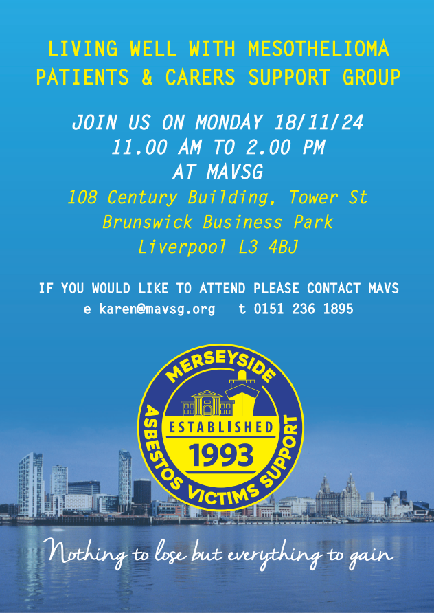 Merseyside Asbestos Victims Support Group tweet media