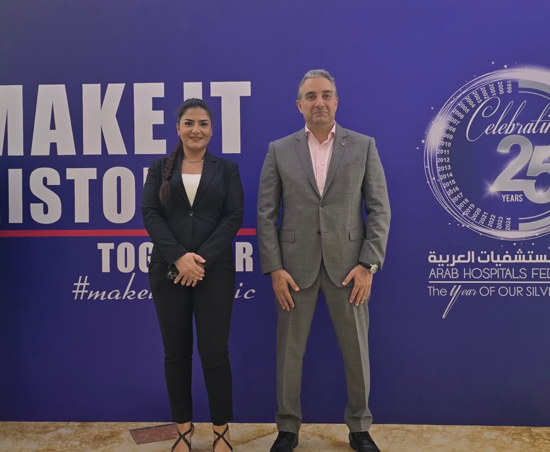 DataFlowGroup's tweet image. Team #DataFlow attended the #MedHealth event in AUH, celebrating the #ArabHospitalsFederation&apos;s silver jubilee. They connected with leaders like HE Dr. Amin Al Amiri &amp;amp; Dr. Ahmad Taha, gaining insights on healthcare verification, partnerships, &amp;amp; AI-driven solutions. Take a look: