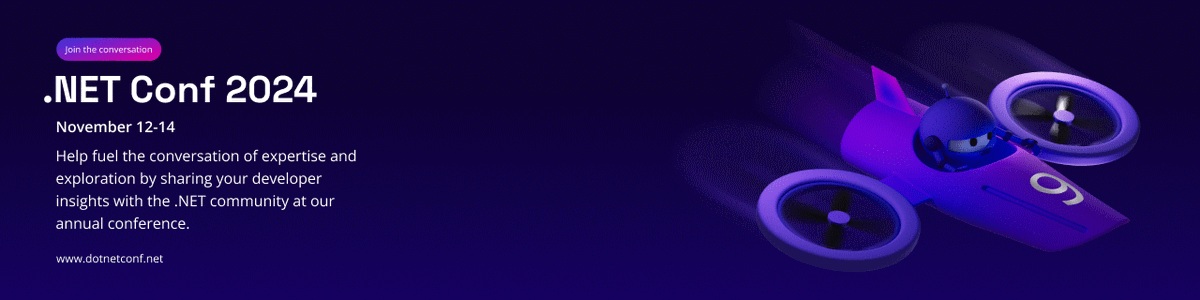 <a href="/Gnostice/">Gnostice</a> Document Studio .NET is .NET 9 ready. Check out demos.gnostice.com to know about all the new features in Document Studio for programming #PDF and #Office documents.
<a href="/dotnetfdn/">.NET Foundation</a> Join us at #dotNETConf to learn about everything new in #dotnet.