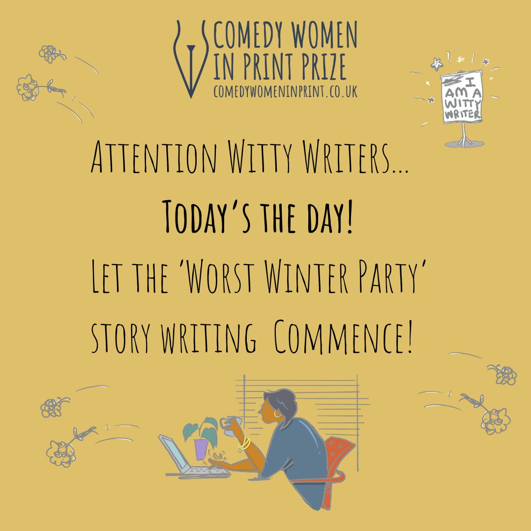 Submissions have opened for our Flash Fiction competition! Send us your wittiest flashiest work fresh off the press! Submission guidelines can be viewed here: comedywomeninprint.co.uk/flash-your-fic…