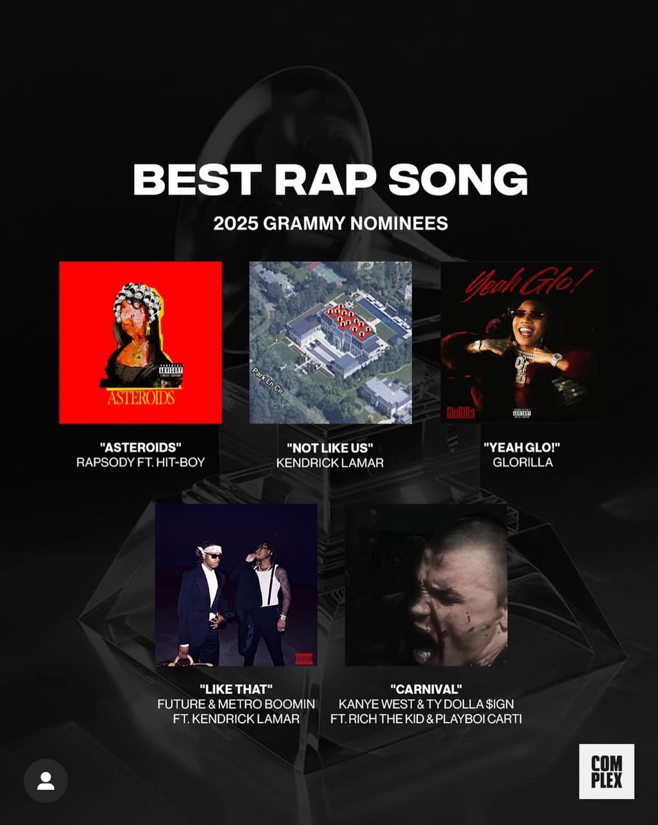 2X GRAMMY nominated 🤲🏾 The acknowledgment is appreciated. 

3:AM ft Erykah Badu - Best Rap Melodic Performance 

Asteroids ft Hit-boy - Best Rap Song 

#PleaseDontCry is my favorite album of my career . We gon’ continya!