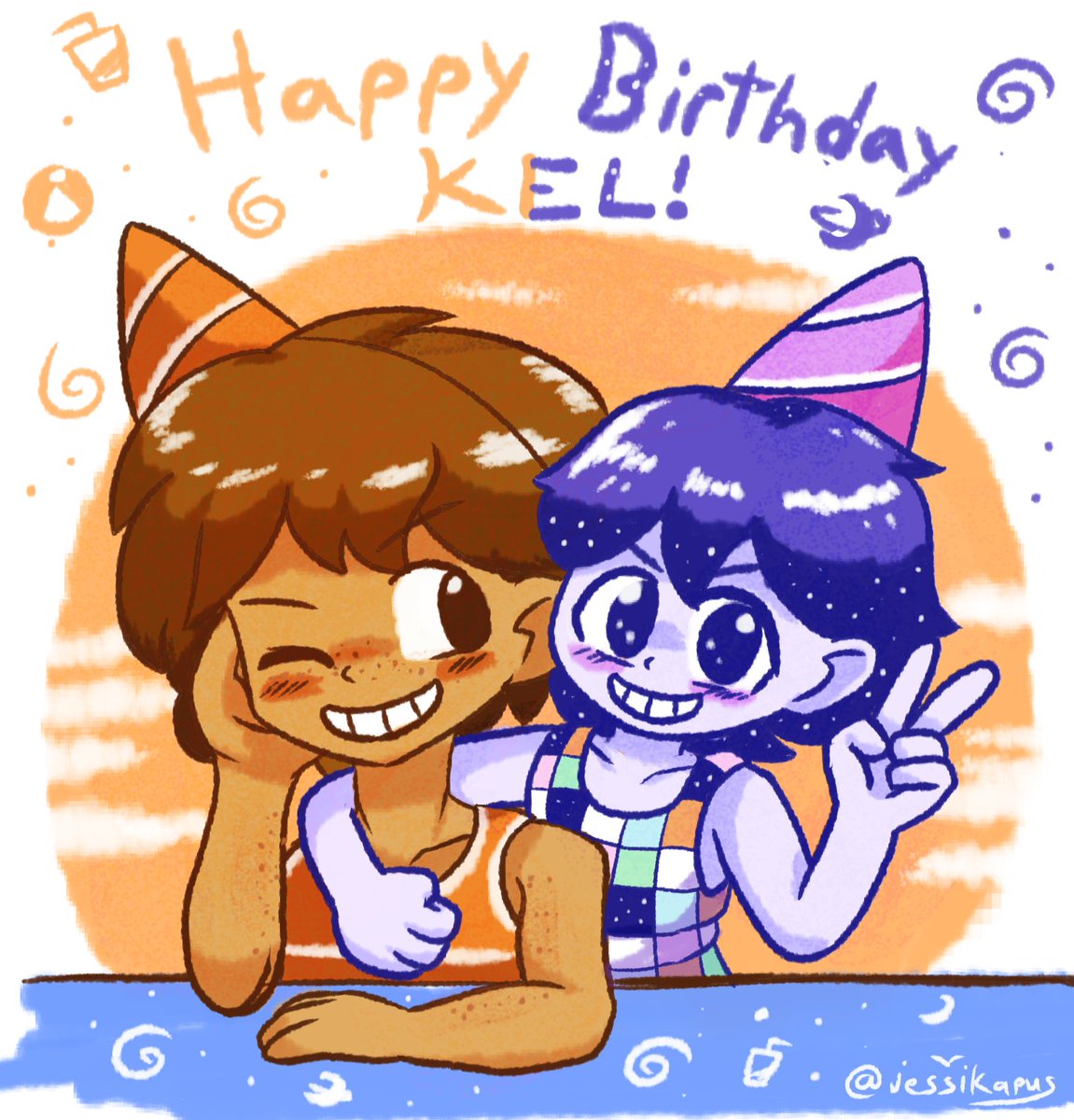🧡Happy Birthday Kel 💙

#OMORIFANART #OMORI