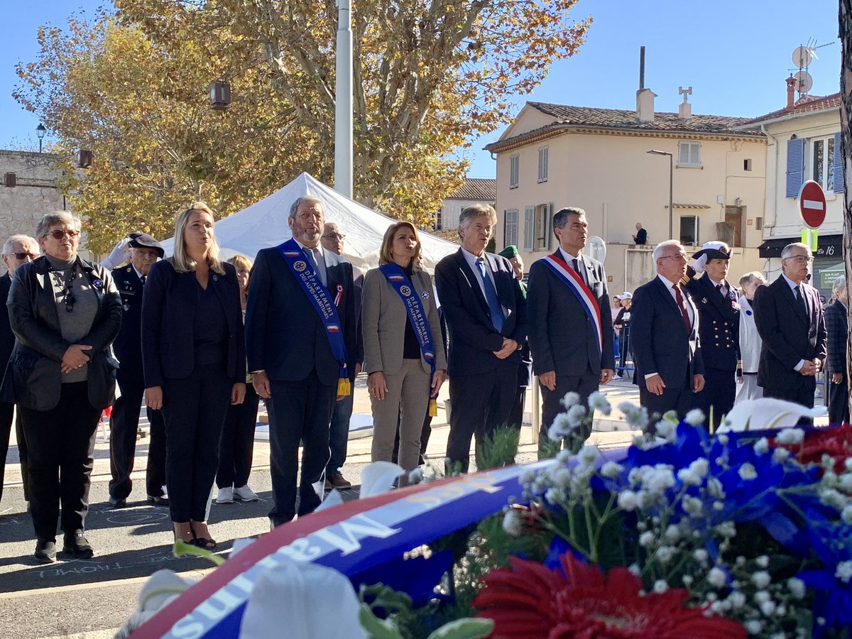 Cérémonies du #11Novembre à <a href="/VilledeBiot/">Ville de Biot</a> et <a href="/antibes_jlp/">Antibes JLP</a> 🎖️

Nous célébrons aujourd’hui l’#Armistice et un devoir de mémoire nous lie. Chaque année, nous méditons l’exemple de ceux qui ont défendu et servi notre pays dans la souffrance des tranchées. Ces commémorations nous