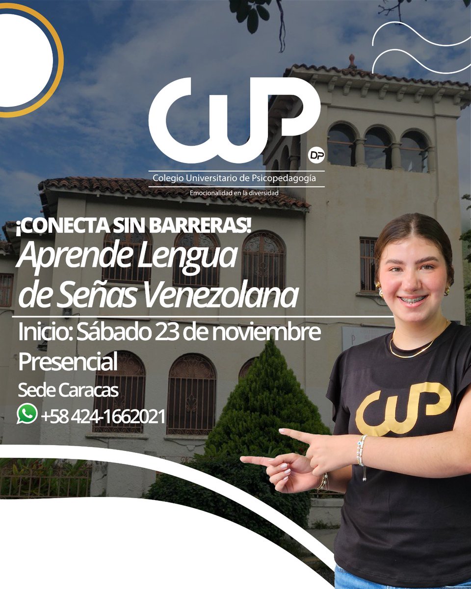 cupeduve's tweet photo. ¡Una nueva forma de comunicarte te espera! Inscríbete en nuestro Curso de Lengua de Señas Nivel I y lleva tus habilidades profesionales a otro nivel. No solo estarás mejor preparado, sino que serás parte del cambio hacia una sociedad más inclusiva.  Información +58 424-1662021 https://t.co/kcENZs7tSd