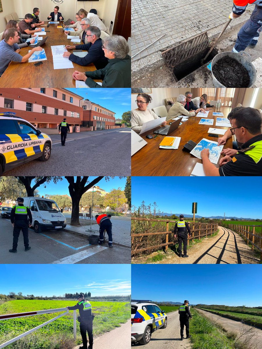 ➡️ L'Ajuntament de #Figueres, a través de l'equip de govern, tècnics, <a href="/GU_Figueres/">Guàrdia Urbana FIG</a> i <a href="/fisersa/">FISERSA</a> s'ha reunit avui per fer el seguiment de les previsions de pluges que es preveuen els propers dies.