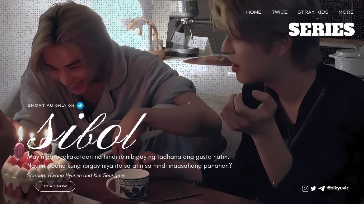 Sibol,
╰a seungjin short au

May mga pagkakataon na hindi ibinibigay ng tadhana ang gusto natin. Ngunit paano kung ibigay niya ito sa atin sa hindi inaasahang panahon?