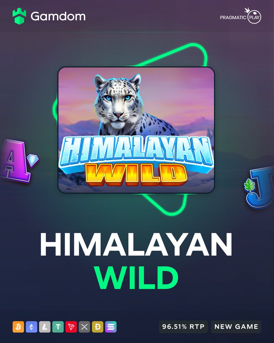 🏔️New Game: Himalayan Wild by Pragmatic Play! 🏔️

Discover snowy peaks and rare wildlife in this thrilling slot. 🐅

Win up to 10,000x your bet! ❄️

-💚 + 🔁 + Tag a friend + Drop your user ID for a shot at FREE spins! 🎰

🔗gamdom.com/casino/Himalay…