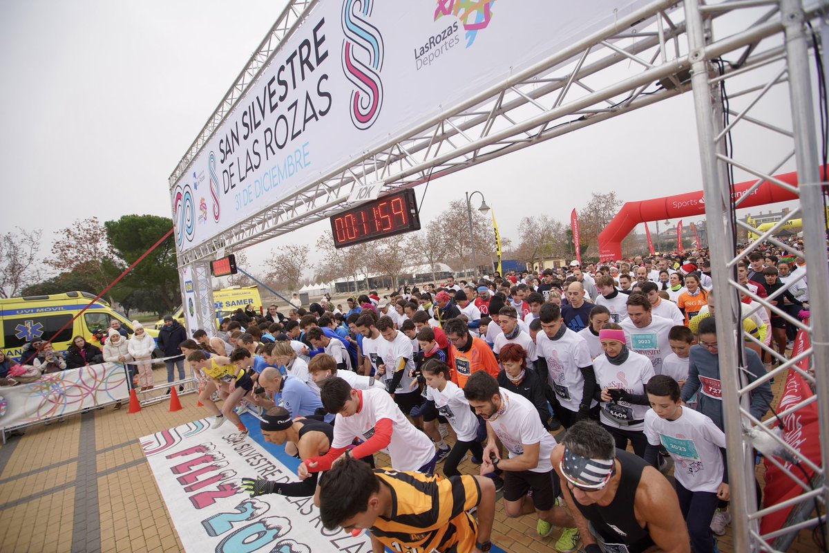 👟 Ya están abiertas las inscripciones para la 13ª edición de la San Silvestre de #LasRozas

✍🏼 Se pueden realizar online para las diferentes pruebas en la web sansilvestredelasrozas.es hasta el 26 de diciembre

➕ lasrozas.es/node/11011