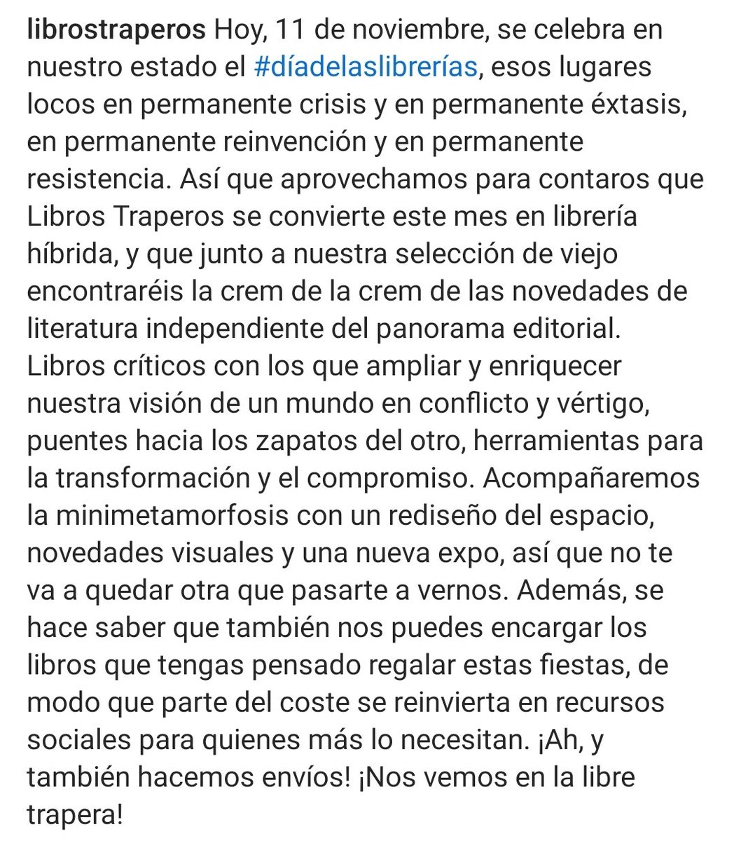 Hoy, #díadelaslibrerías, nos hace mucha ilusión anunciaros que SE VIENEN COSITAS 👇👇👇