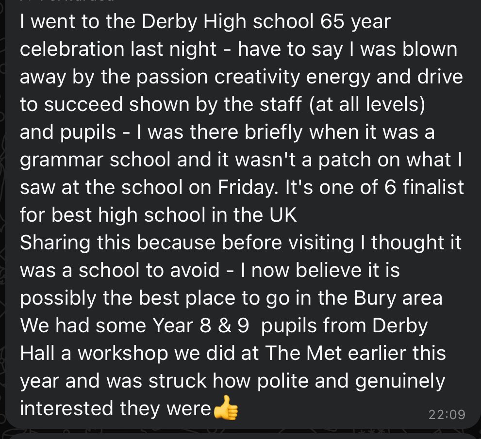 The Derby High, Bury tweet media