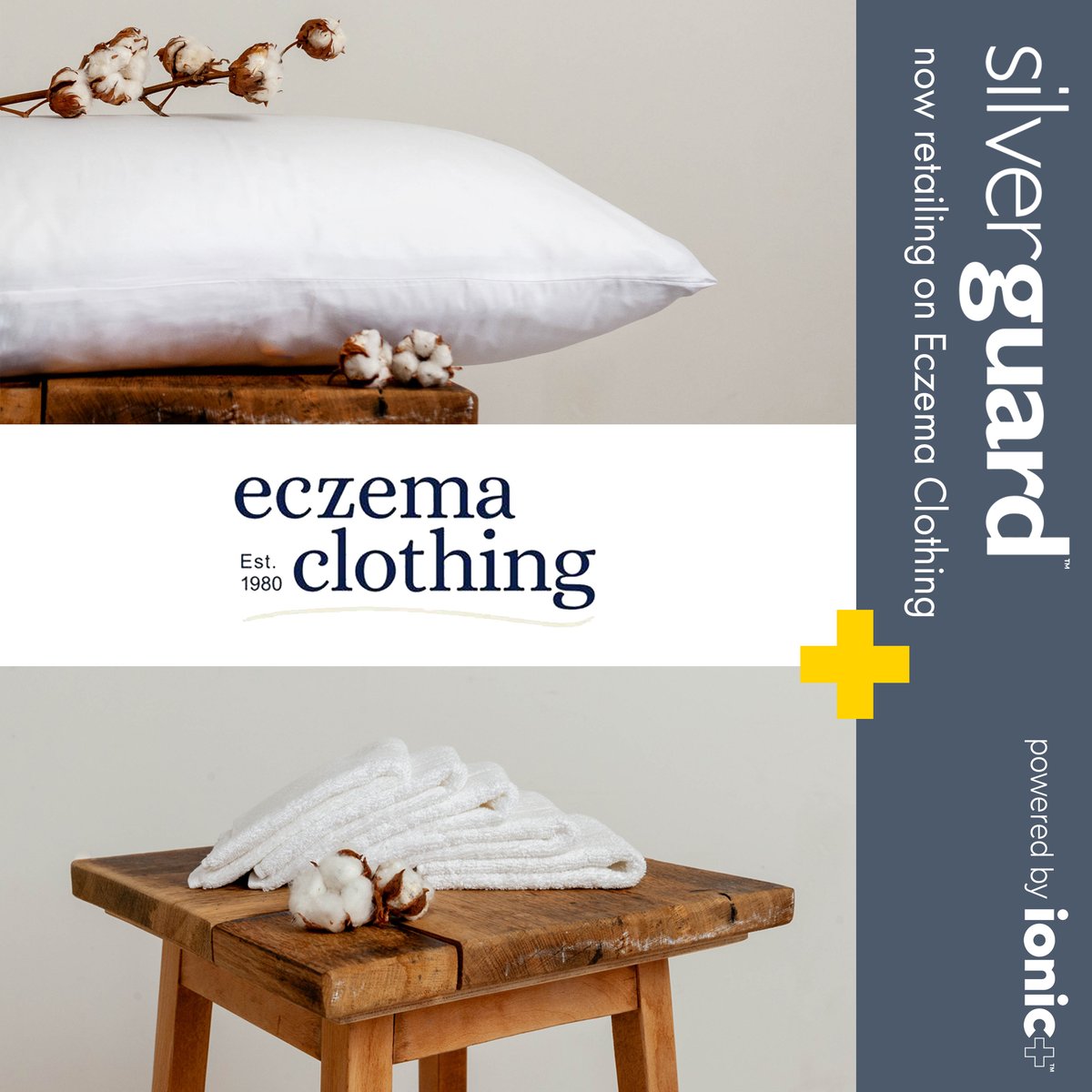 We are very excited to announce that you can now buy our SilverGuard organic cotton face cloths and supima cotton pillowcases on <a href="/EczemaClothing1/">Eczema Clothing</a> 
How cool is this?
#eczema