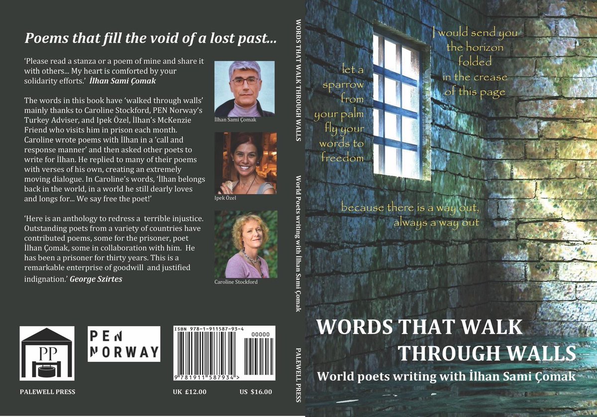 Caroline Stockford (@carolinestockf1) on Twitter photo Proud to announce that the anthology of world poets writing for <a href="/ilhan_comak/">İlhan Sami Ćomak</a> is being published next week by <a href="/PalewellPress/">Palewell Press</a> , edited by <a href="/KellyDavisPoet/">Kelly Davis</a> and I. The culmination of 5 years of PEN Norwayās work. A remarkable book of solidarity through poetry.
palewellpress.co.uk/bookstore/huma⦠Proud to announce that the anthology of world poets writing for <a href="/ilhan_comak/">İlhan Sami Ćomak</a> is being published next week by <a href="/PalewellPress/">Palewell Press</a> , edited by <a href="/KellyDavisPoet/">Kelly Davis</a> and I. The culmination of 5 years of PEN Norwayās work. A remarkable book of solidarity through poetry.
palewellpress.co.uk/bookstore/humaā¦