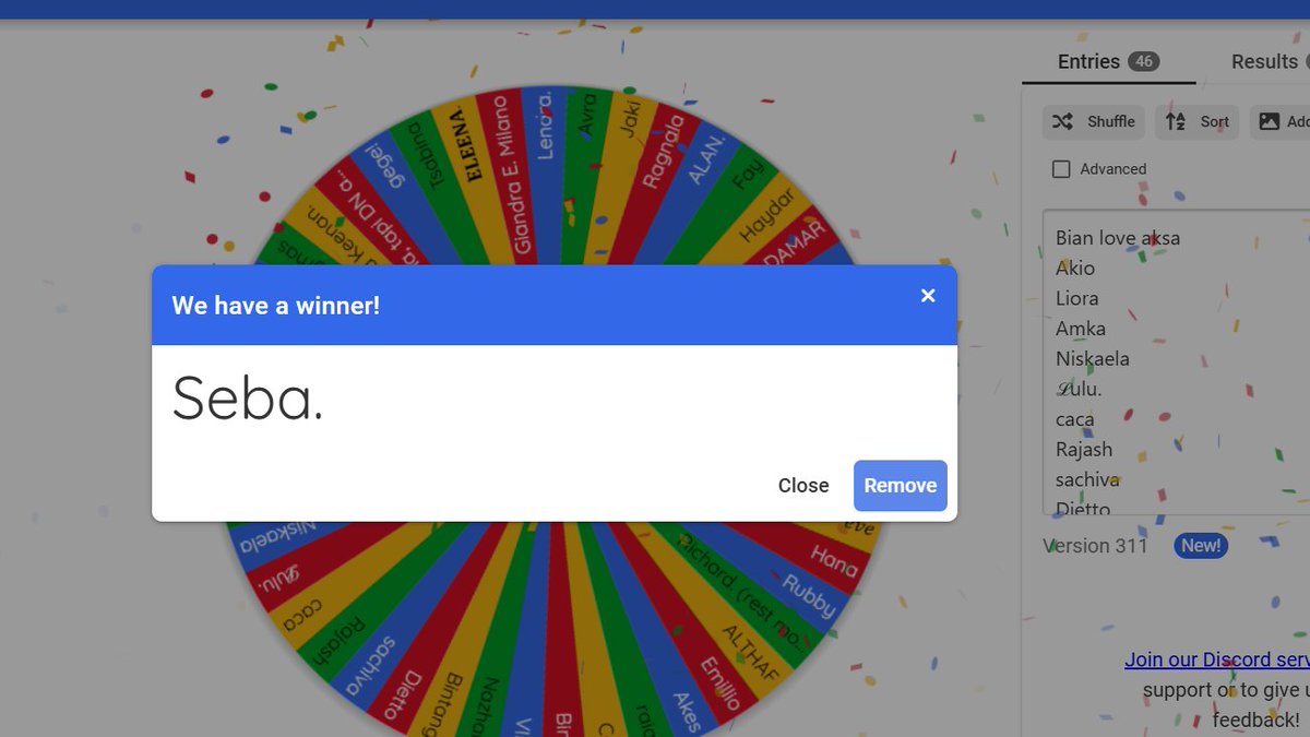 Selamat <a href="/Elisabath/">Seba.</a>, dapat LPG boleh pilih pink / biru, ditunggu claimnya sampai 19:37.