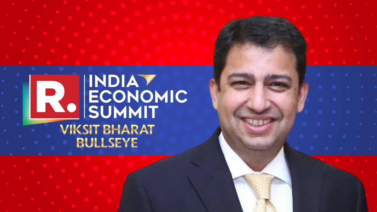 Republic (@republic) on Twitter photo India Economic Summit 2024 | Catch Sundeep Sikka (<a href="/sundeepsikka/">Sundeep Sikka</a>) ED & CEO, Nippon India Mutual Fund among others as they discuss the driving forces behind India’s thriving economy at the most high-profile business and economy event LIVE from @Republic Media Network HQs On Nov 12 India Economic Summit 2024 | Catch Sundeep Sikka (<a href="/sundeepsikka/">Sundeep Sikka</a>) ED & CEO, Nippon India Mutual Fund among others as they discuss the driving forces behind India’s thriving economy at the most high-profile business and economy event LIVE from @Republic Media Network HQs On Nov 12