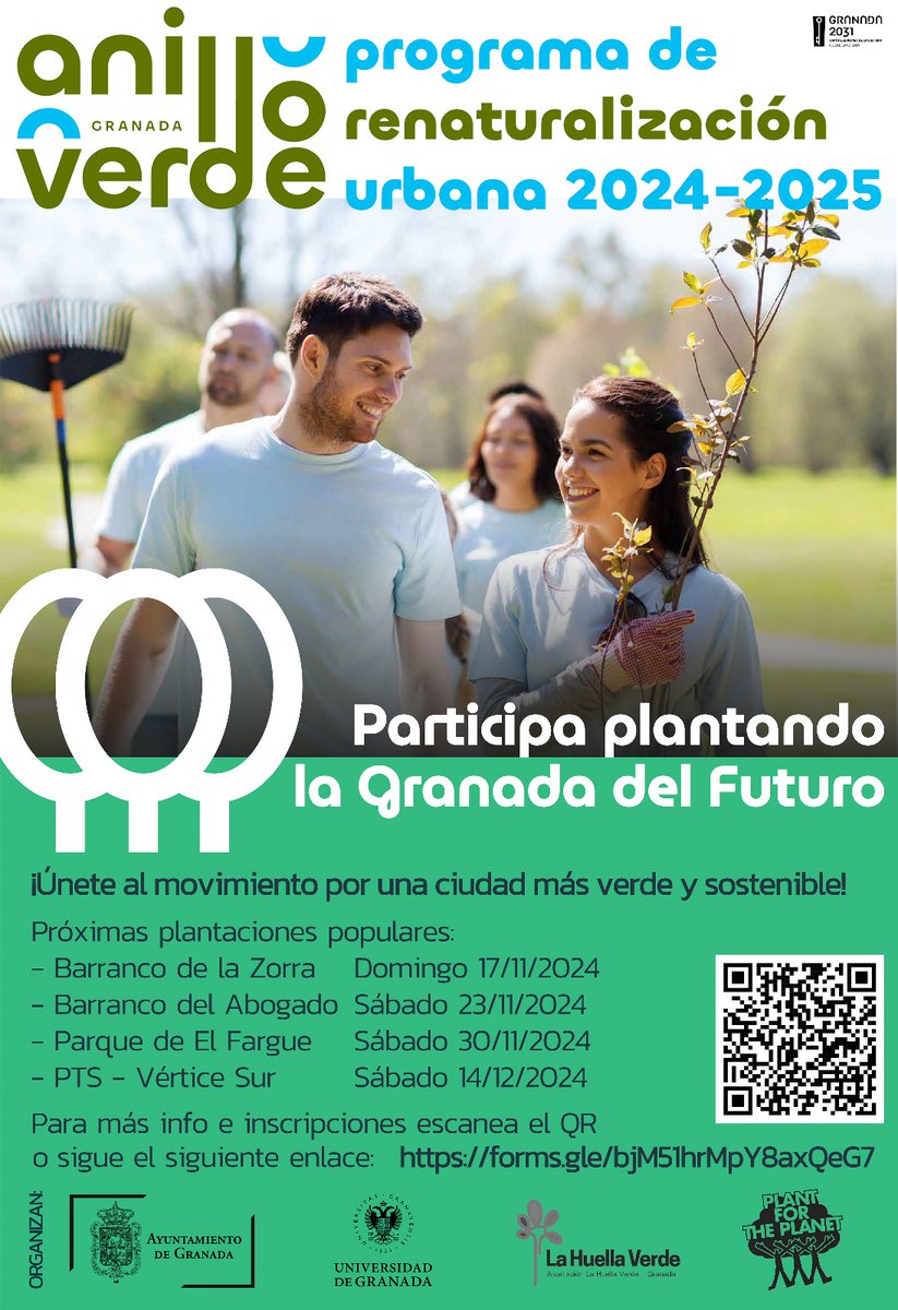 🌿🌴🌳🌲
Ven a plantar con nosotros y transforma tu ciudad en un lugar más verde!
🌴🌳🌲🎄