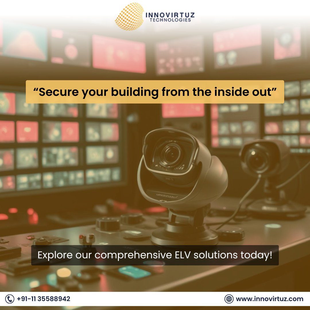 innovirtuz's tweet image. Secure your building from the inside out.
Explore our comprehensive ELV solutions today
For more info
🌐innovirtuz.com
📧 info@innovirtuz.com
📞 +91-1135588942
#BuildingSecurity #ELVExperts #TechDrivenSecurity #InnovirtuzSecurity #SmartSolutions #innovirtuz #technology