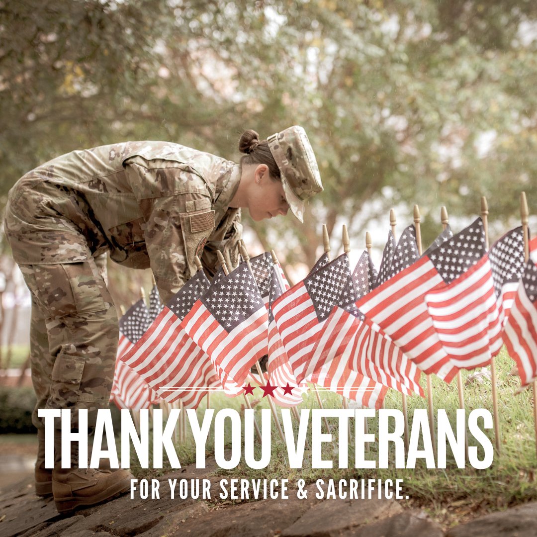 cityofppines's tweet photo. Today, we honor the courage and sacrifice of our veterans. 

From all of us here in Pembroke Pines, thank you to those who have served and continue to serve our country. Your bravery and dedication inspire us every day. https://t.co/295KQiINXC
