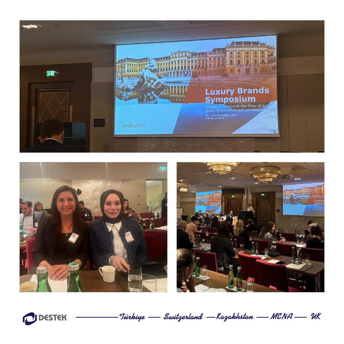 DestekPatentGLO's tweet photo. MARQUES Luxury Brands Symposium was held this year from 7th to 8th November 2024 in Vienna, Austria, bringing together intellectual property professionals and trademark attorneys from various sectors for a valuable conference experience. https://t.co/CprOZqc05u