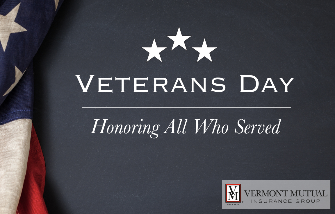 Vermont Mutual honors our nation's veterans. Thank you for your service.