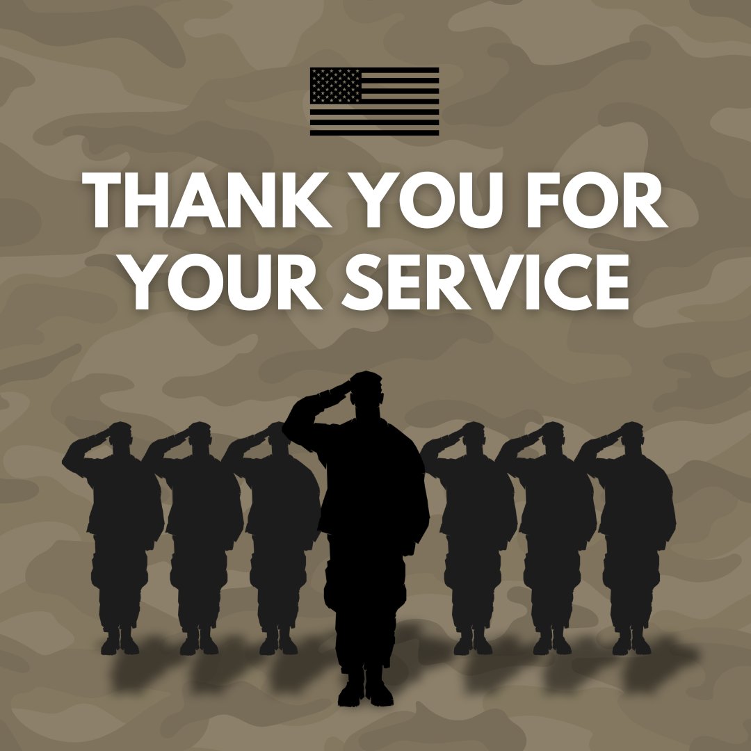 Happy Veterans Day! 🇺🇸 

Today, we honor our faculty, staff, family members, and alumni who have served our country. Your courage and dedication inspire us all. Thank you for your service and sacrifice. We are proud to have you as part of our community! #VeteransDay