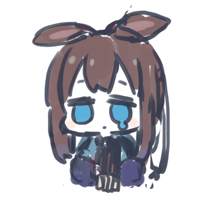 アーミヤ(アークナイツ) 「」|すきのイラスト