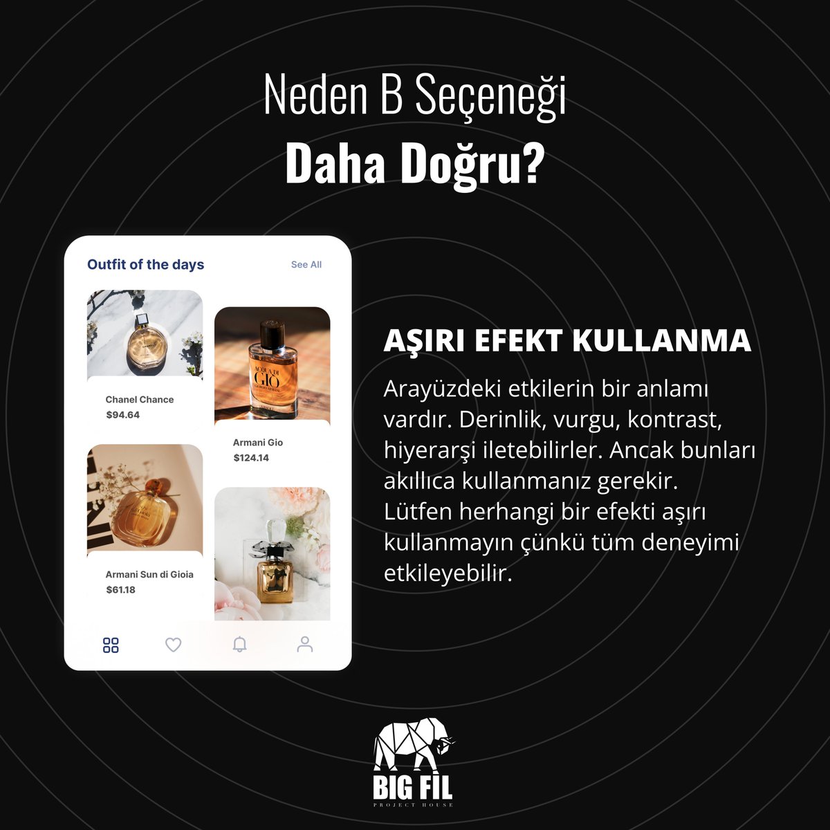 BigfilPh's tweet photo. Görseller arasında, B seçeneği öne çıkıyor çünkü sadelik ve kullanıcı dostu tasarım sunuyor.  Tasarımda aşırı efekt kullanımı dikkat dağıtabilir ve kullanıcı deneyimini olumsuz etkileyebilir. B seçeneği ise temiz ve düzenli görünümüyle dikkat çekerek öne çıkar. https://t.co/Z59rKPh3ez