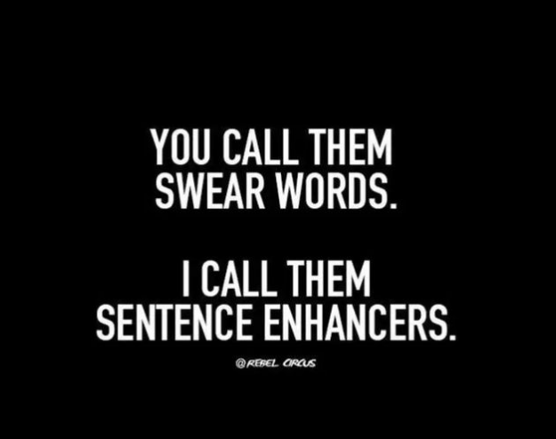JMVanHornAuthor's tweet photo. Maybe this is why I am particular when I use them? 😂
#Grammar #Enhancers #writingcommunity #swears https://t.co/P4vXb9KDJr