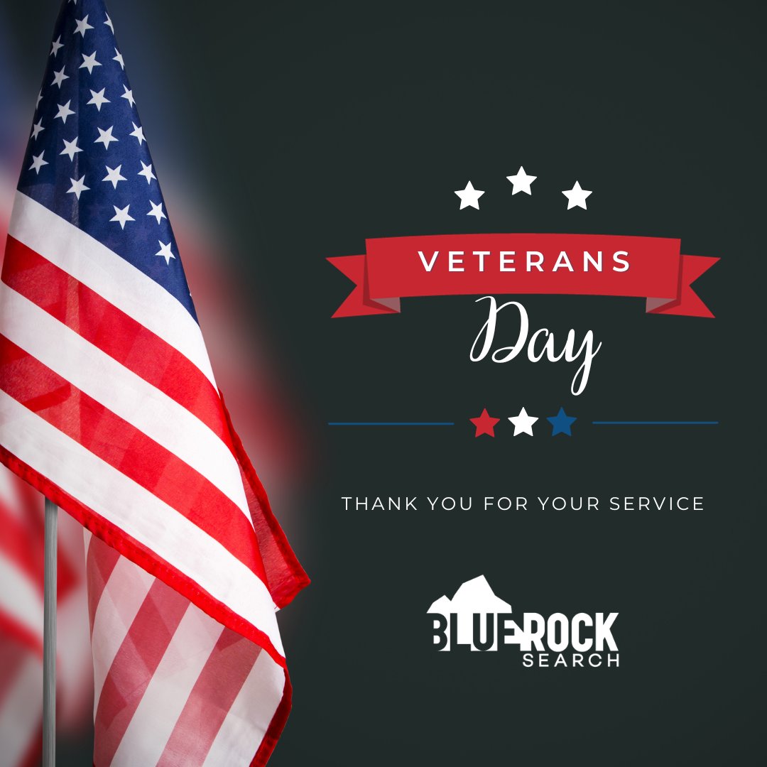 BlueRock_Search's tweet photo. Today, we at Blue Rock Search pause to express our deepest gratitude to the brave men and women who have served our country. Your courage, dedication, and sacrifice inspire us every day. Thank you for your service. https://t.co/yEIsCqyf5a