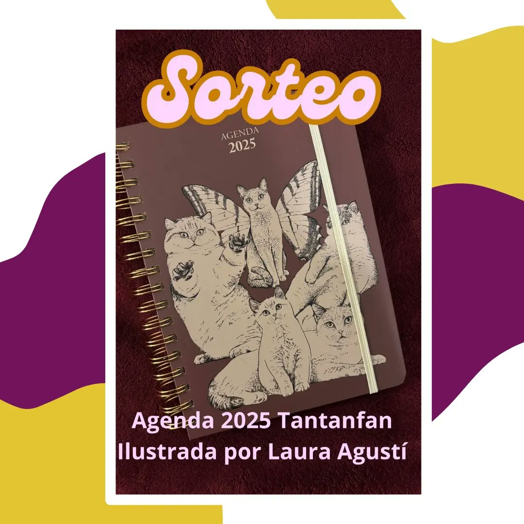 ¡Nuevo sorteo! agenda 2025 de lo más bonita 😻 El diseño que ha hecho este año la ilustradora Laura Agustí, que es tan loca de los gatos como nosotros.

Se participa con 1€ por cada número a elegir entre el 001 y 100.

Escribe a sorteos@defensafelina.org