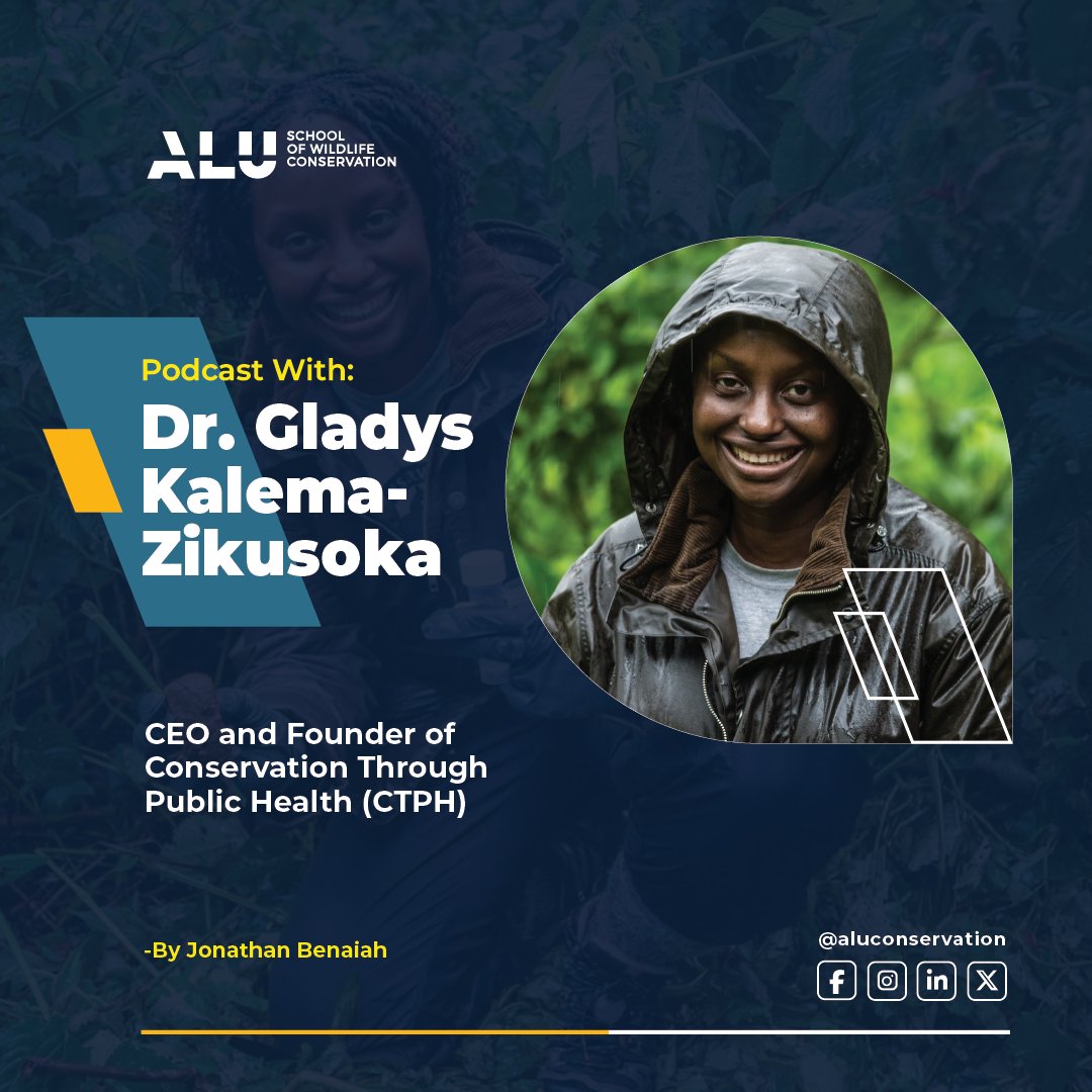 Tune in to the story of Dr. Gladys Kalema-Zikusoka—Uganda’s first wildlife veterinarian and a true conservation hero!

"When communities thrive, wildlife thrives." _ Dr. Gladys

Watch the full interview here youtu.be/-7YNQjLtRt8