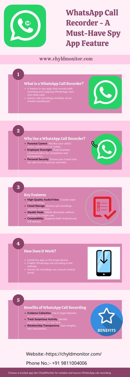 MonitorChyld's tweet image. WhatsApp Call Recorder - A Must-Have Spy App Feature

chyldmonitor.com/whatsapp-call-…

#WhatsAppCallRecorder #SpyApps #WhatsAppMonitoring #CallRecordingApp