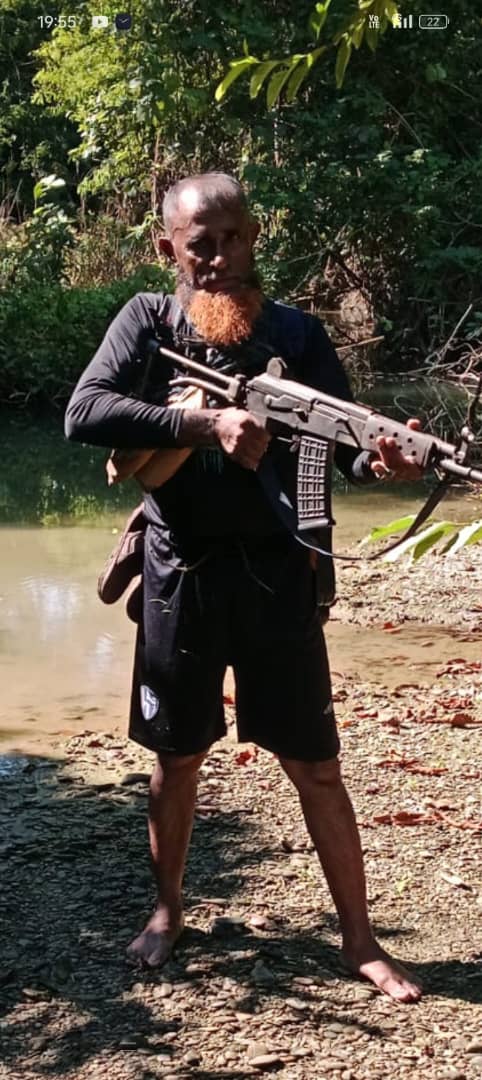 FerosMuhammad's tweet photo. Arakan Rohingya Salvation Army (ARSA) soldier are our Rohingya hero and pride.
We support them to keep going fighting against Rakhane Terrorist rebel AA for Rohingya right and prosperity in our motherland Arakan.
#love_ARSA
#support_ARSA
#love_Arakan https://t.co/WqhAW5gVIB
