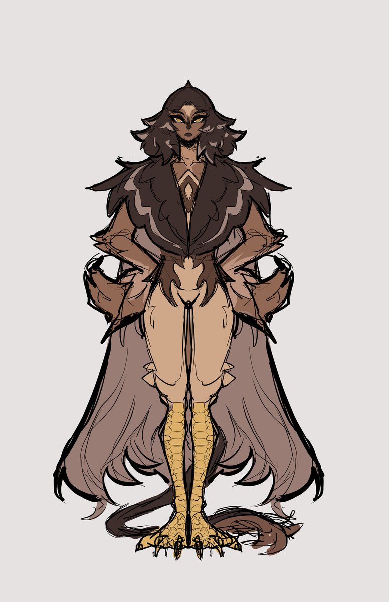 🦉Harpy🪶
A discarded design from a commission, but honestly it looks really nice so I wanted to share it with you.
.
.
#chacterdesign #birdwoman #art