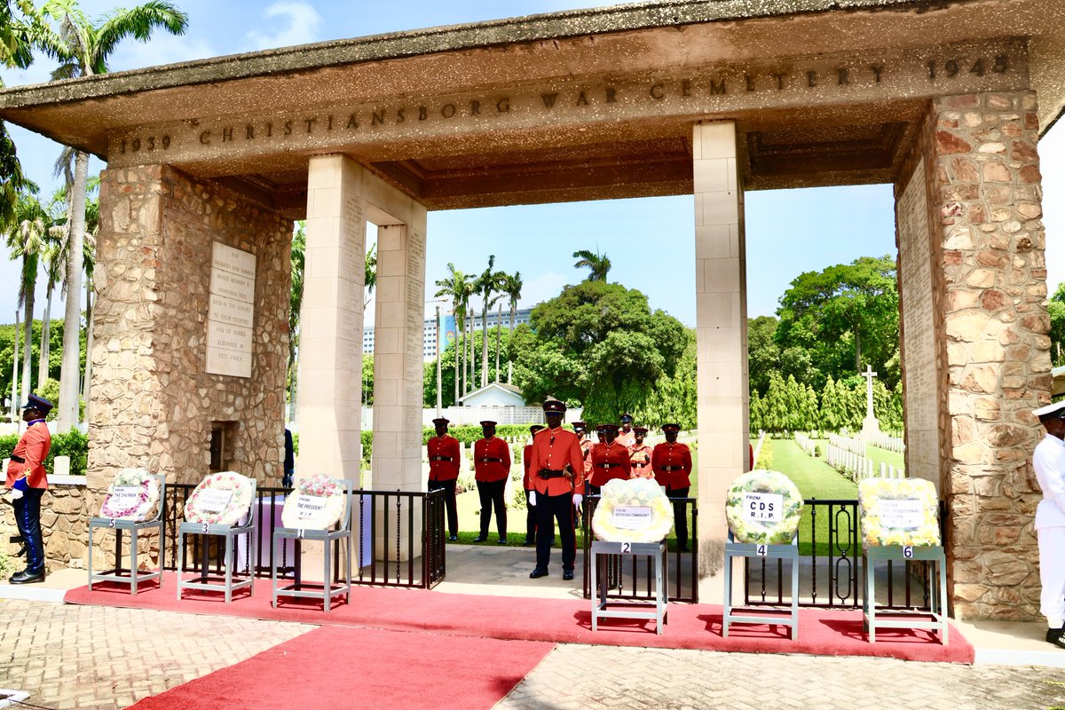 UK in Ghana 🇬🇧🇬🇭 (@ukinghana) on Twitter photo Today, <a href="/HCThompson001/">Harriet Thompson</a> joined the Minister for National Security, Hon. Albert Kan-Dapaah, <a href="/GhArmedForces/">Ghana Armed Forces</a> and veterans to honour those from #Commonwealth and Allied Nations who gave their today for our tomorrow.
We will remember them.
#lestweforget
#remembrance2024 Today, <a href="/HCThompson001/">Harriet Thompson</a> joined the Minister for National Security, Hon. Albert Kan-Dapaah, <a href="/GhArmedForces/">Ghana Armed Forces</a> and veterans to honour those from #Commonwealth and Allied Nations who gave their today for our tomorrow.
We will remember them.
#lestweforget
#remembrance2024